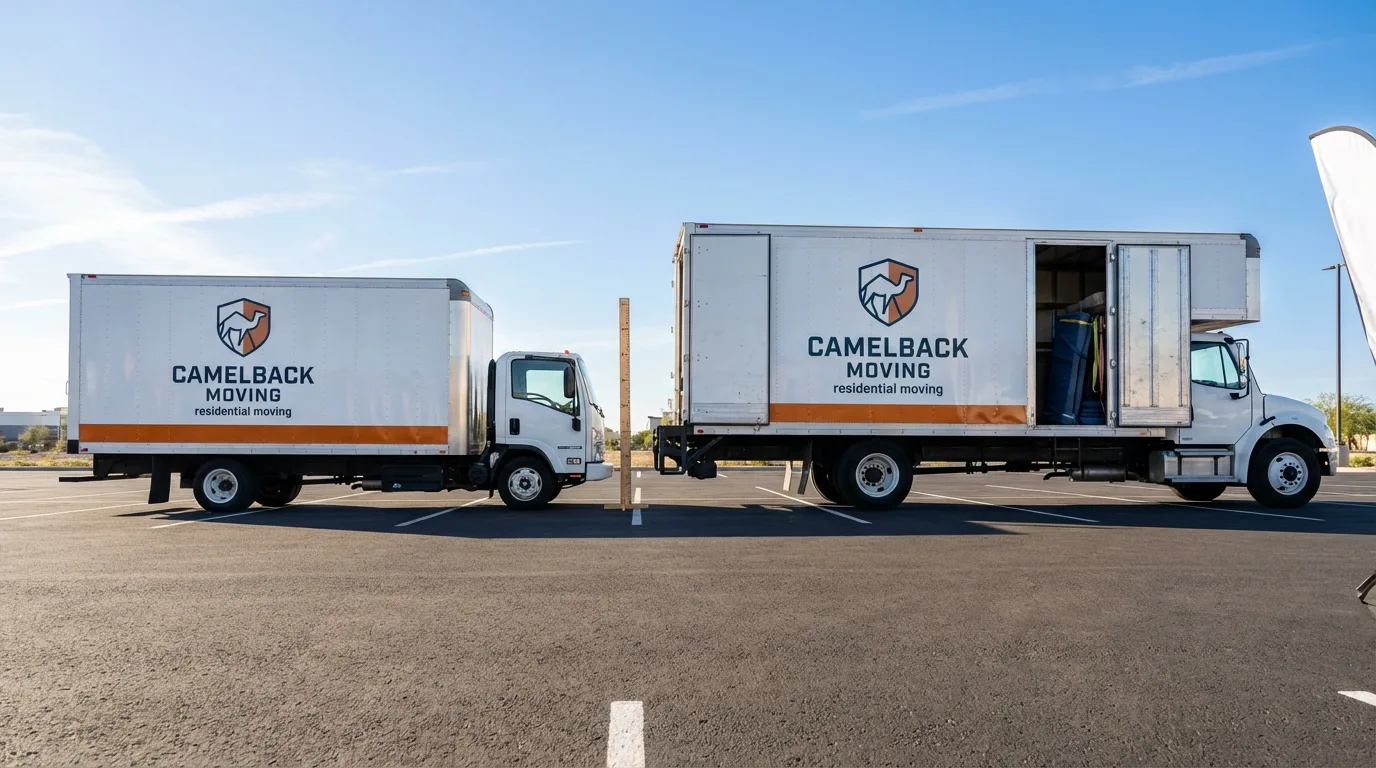 Moving truck size capacity guide in Rock Island